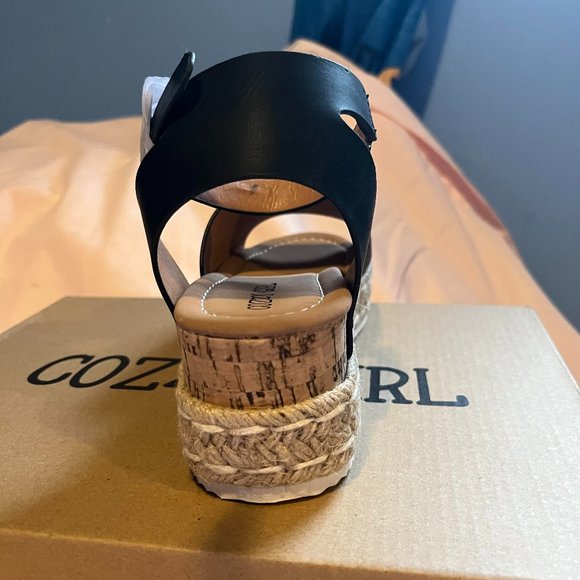 Platform Ankle Strap Open Toe Sandal - Picture 3 of 5